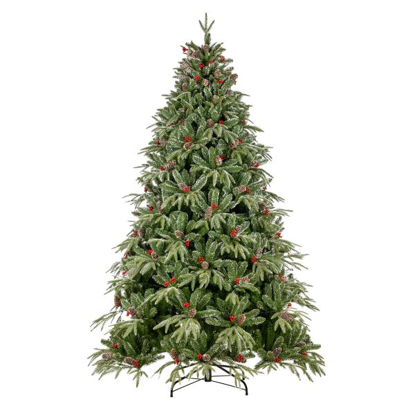 Albero di Natale artificiale decorato Foraker-180 cm