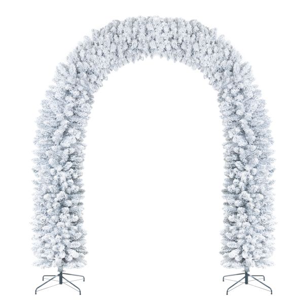 Arco Natalizio artificiale innevato Torghatten 240 cm