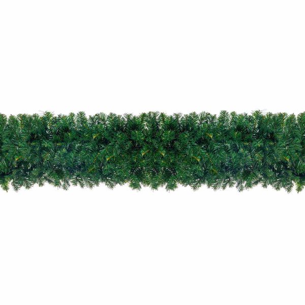 Festone di Natale verde abete Williamsburg 270 cm