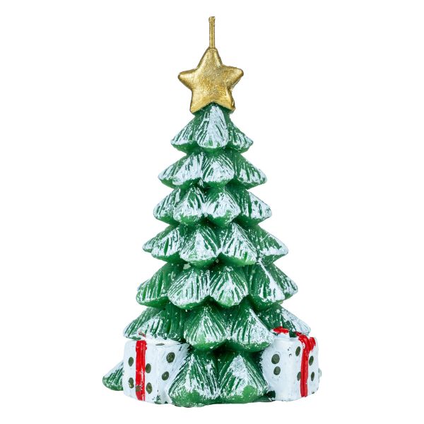 Candela Albero di Natale Snowy Wonder on Ice 12 cm