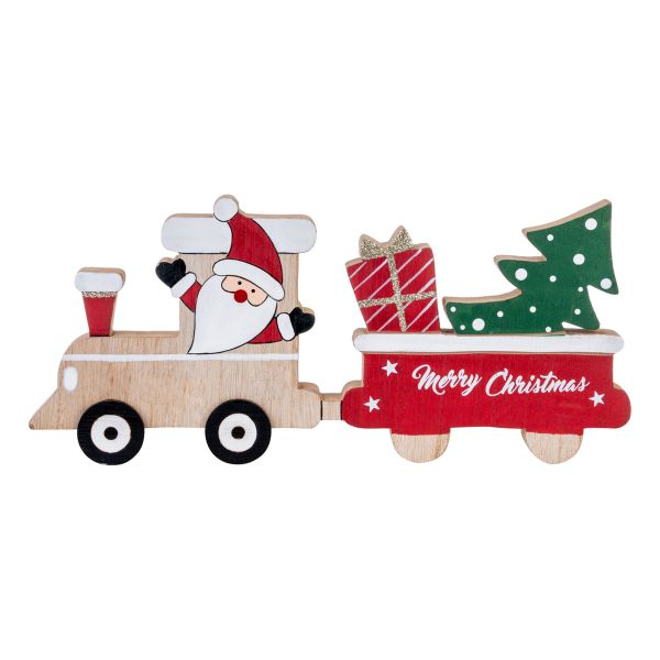 Babbo Natale una Notte in Treno 30 cm