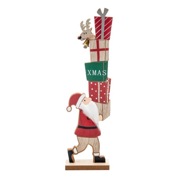 Babbo Natale Portatore di Doni 30 cm