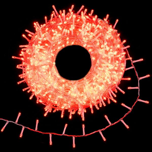 Catena luminosa Centaurus 1000 Led 50 Mt-Rosso