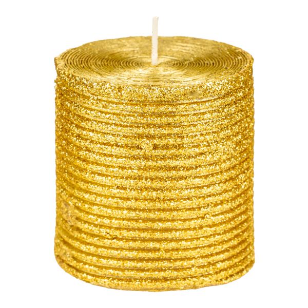 Candela Natalizia Fantasia di Stelle 8 cm