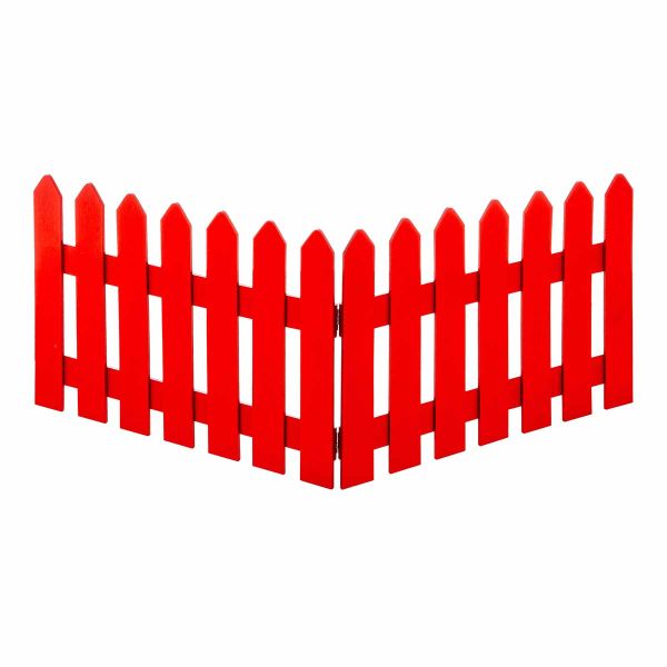 Steccato in legno rosso Bottineau 80 cm