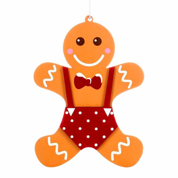 Addobbo Natalizio Gingerbread Man Sweet Papillon 13 cm