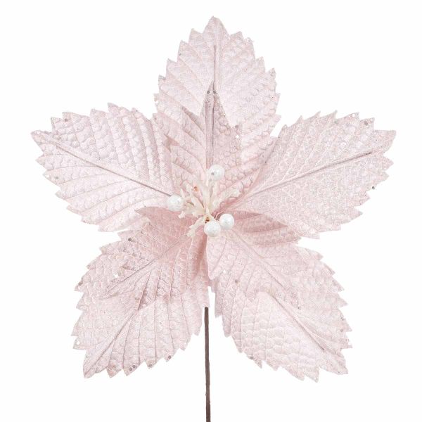 Fiore di Natale rosa Fleur Sauvage 33 cm