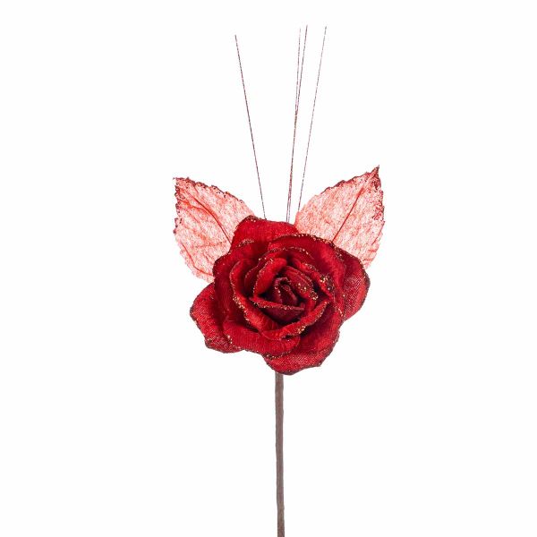 Rosa rossa con gambo Agreable Surprise 12 cm