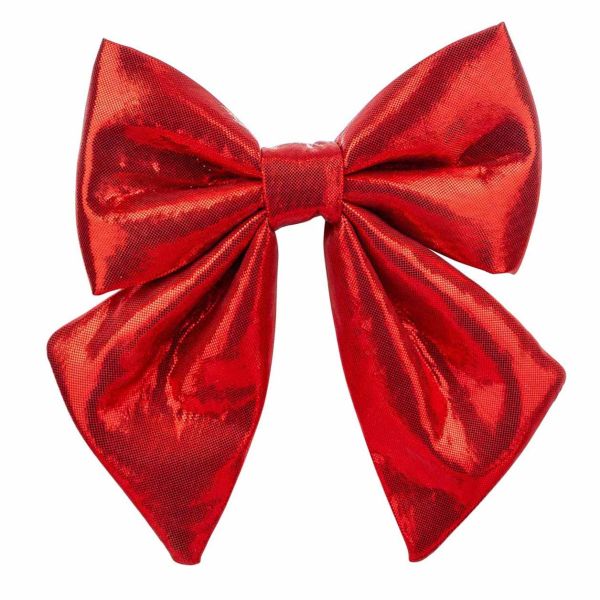 Addobbo Natalizio Mirror Red Shiny Bow 16 cm
