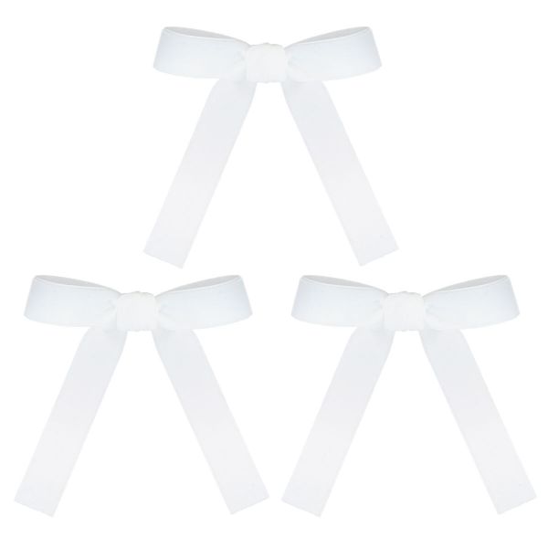 Set 3 Fiocchi Natalizi White Petals Dance 14 cm