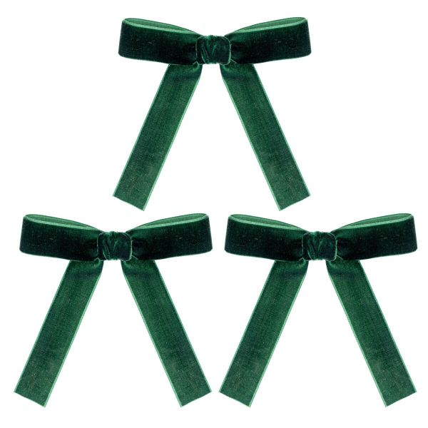 Set 3 Fiocchi Natalizi Life in Green 14 cm