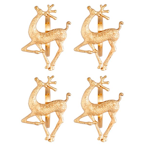Set 4 Portatovaglioli Reindeer Dance