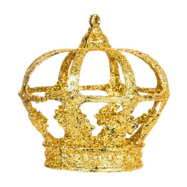 Addobbo Natalizio Royal Golden Crown 9 cm