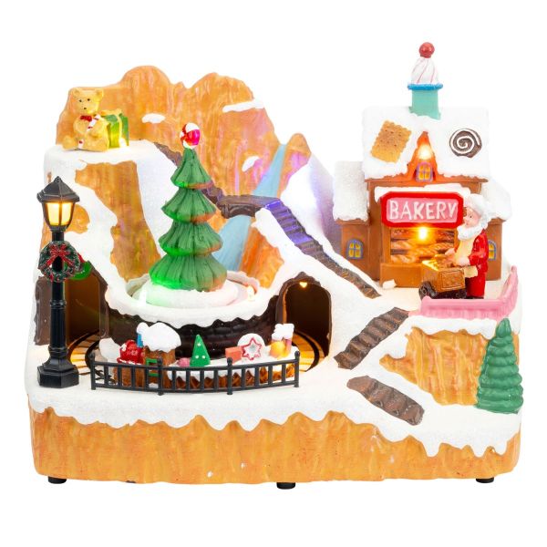 Villaggio di Natale Dolomites Shiny Light 24 cm