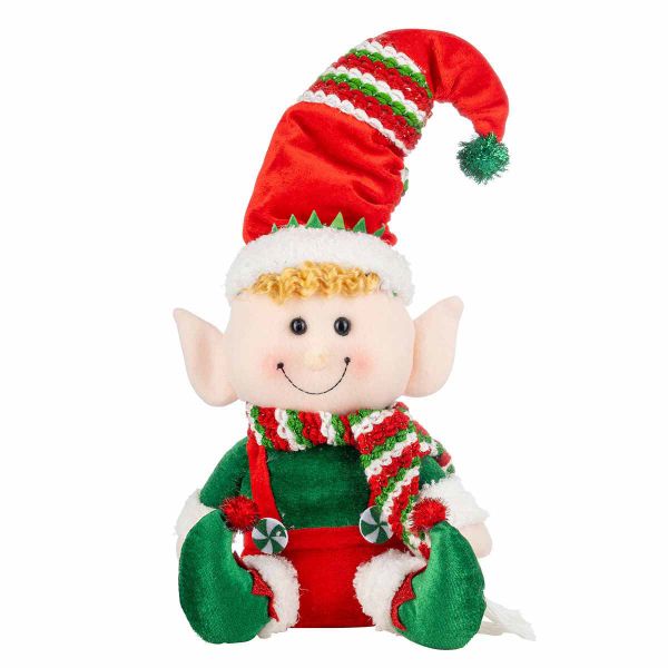 Elfo bambino Ganes a scuola 32 cm