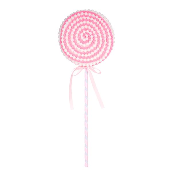 Addobbo Natalizio Lecca Lecca Pink Lace 40 cm