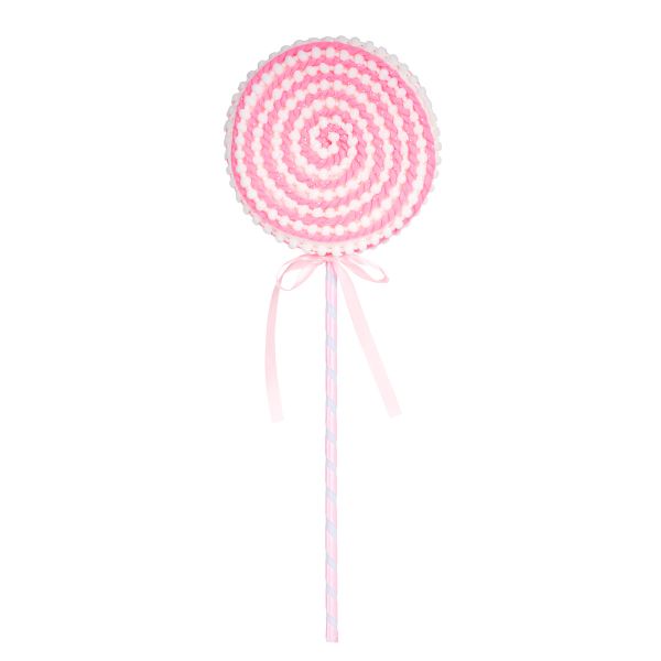 Addobbo Natalizio Lecca Lecca Pink Lace 20 cm