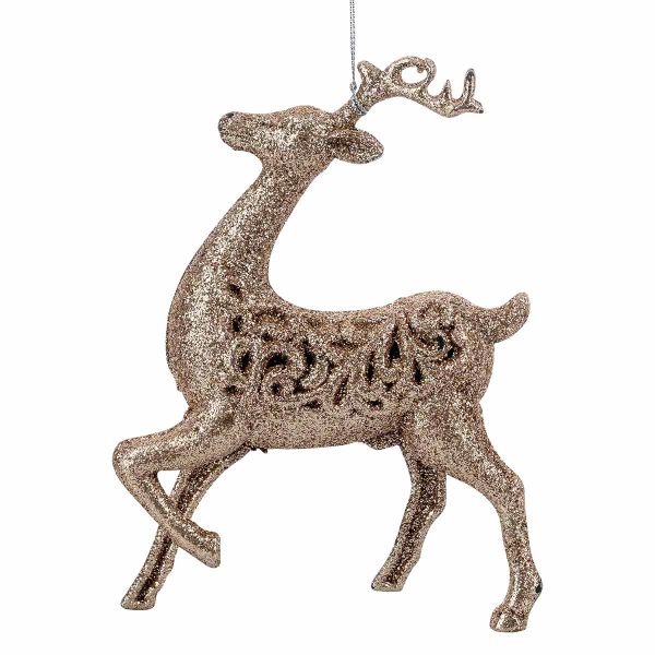 Addobbo Natalizio Reindeer Rides the Stars 16 cm