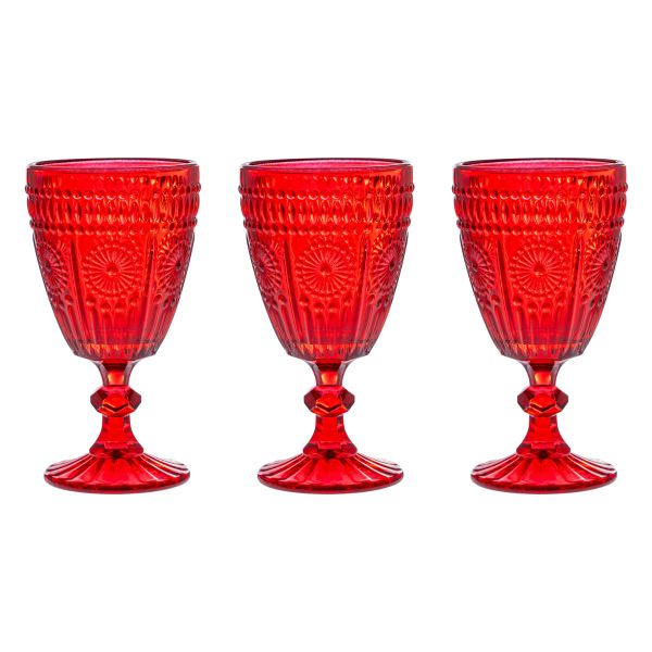 Set 3 Bicchieri Queen Collection 250 ml