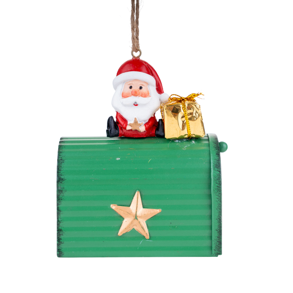 Addobbo Natalizio Cassetta Postale Enchanted Garden Star 10 cm