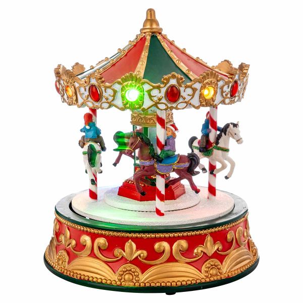 Giostra di Natale Music Box 23 cm