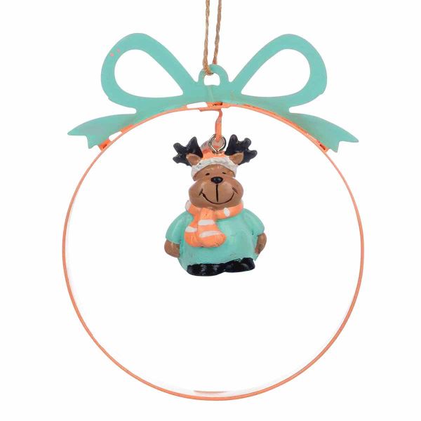 Addobbo Natalizio Reindeer Ball 11 cm