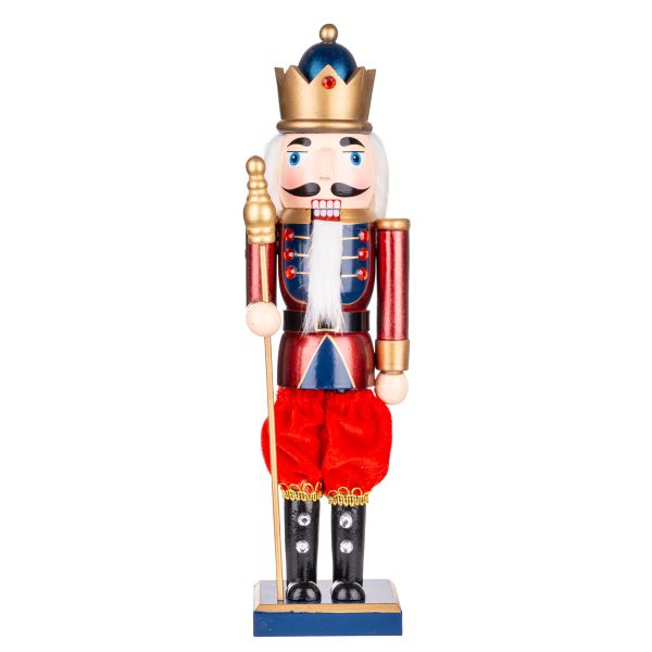Schiaccianoci ambasciatore del Natale Vily 35 cm