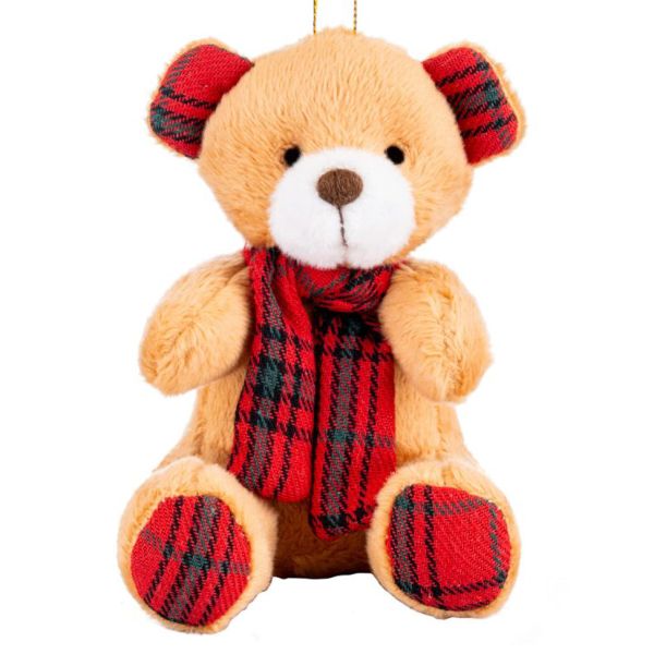 Addobbo Natalizio Honey Eating Teddy Bear 11 cm