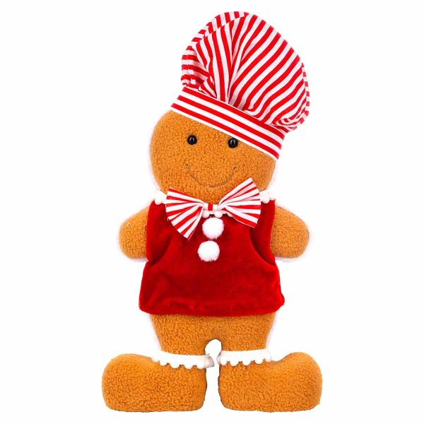 Addobbo Natalizio Gingerbread Red Stripes Cook 28 cm