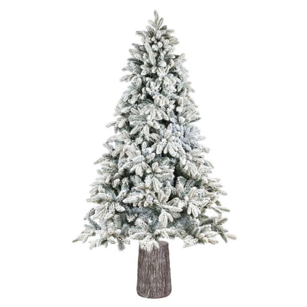 Albero di Natale innevato artificiale con tronco Nordend-240 cm