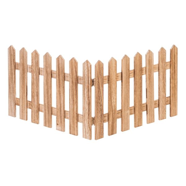 Steccato in legno naturale Durmitur 80 cm