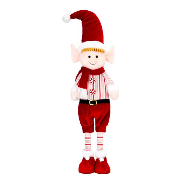 Elfo giovane Alvin esperto caramellaio 80 cm