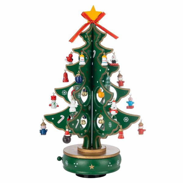 Carillon natalizio 8 Dicembre verde 33 cm