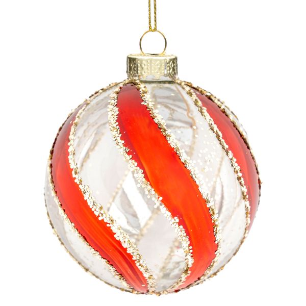 Pallina di Natale in vetro Magic Moon Metal 8 cm