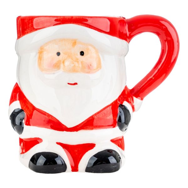 Tazza Natalizia in ceramica Santa Dancer on Ice 340 ml