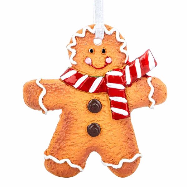 Addobbo Natalizio Gingerbread Magic Scarf Man 7 cm