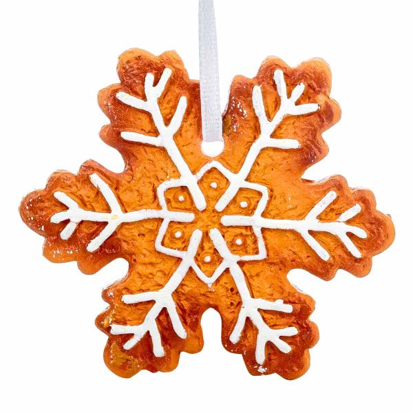 Addobbo Natalizio Gingerbread Sugar Flake 7 cm