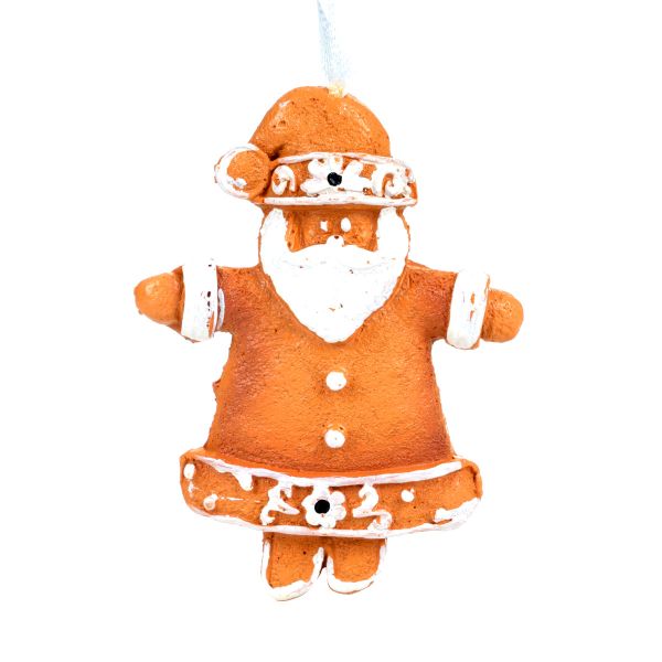Addobbo Natalizio Gingerbread Father Christmas 8 cm