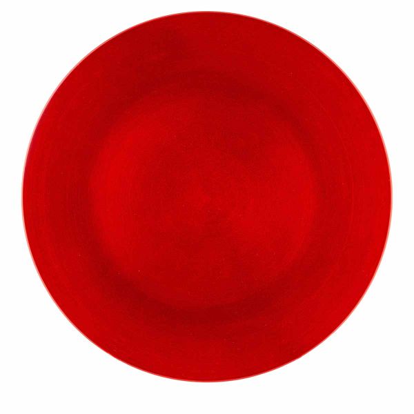 Sottopiatto rosso Ballo delle Rosse Foglie 33 cm