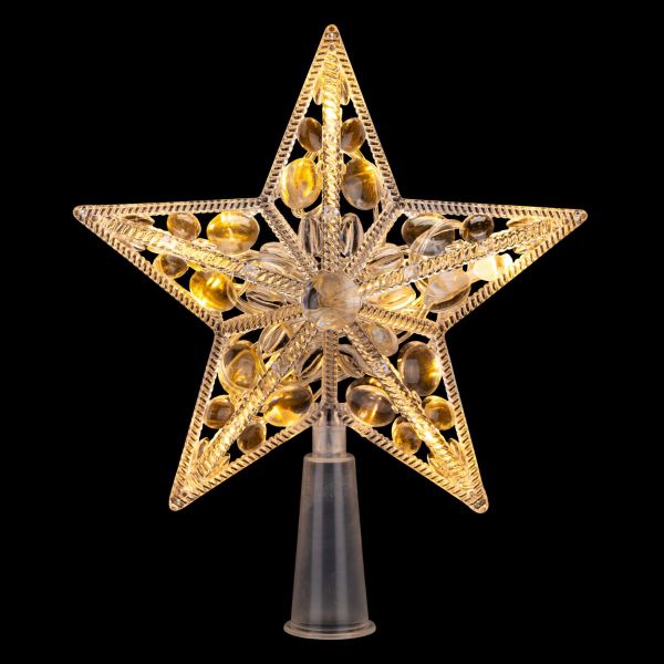 Puntale luminoso a Led Bianco Caldo Farnese 16 cm
