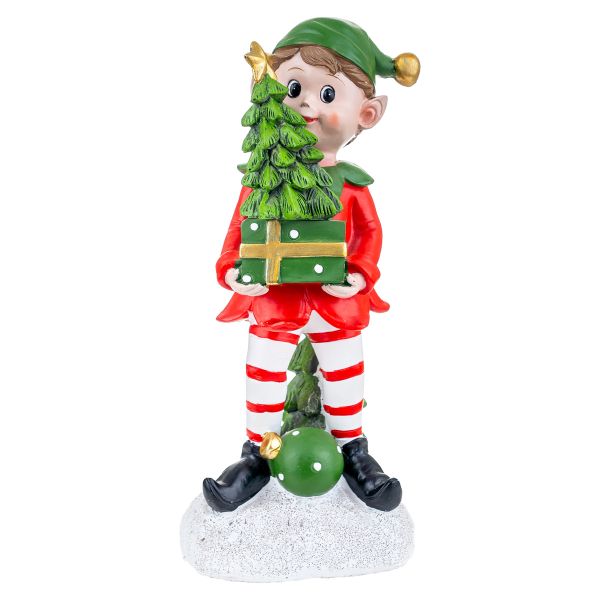 Elfo bambino Derek coltivatore di abeti 25 cm