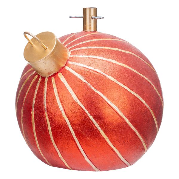 Base Albero di Natale Red Clock Ball 40 cm
