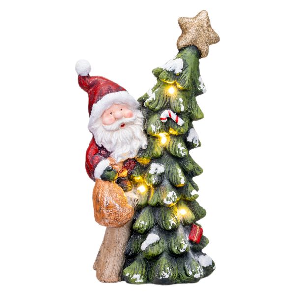 Babbo Natale e il suo Migliore Amico Abete 47 cm