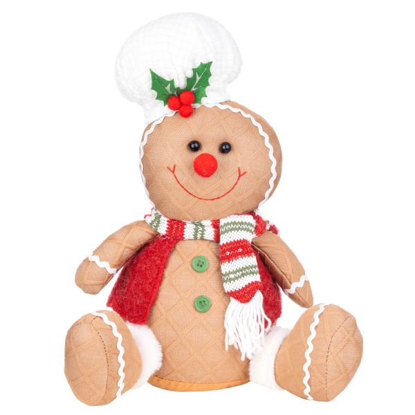 Omino di Pan di Zenzero Chef scintillante 35 cm