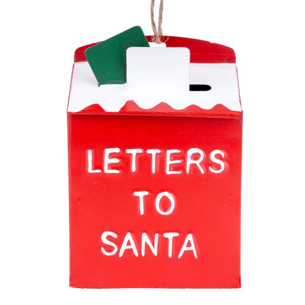 Addobbo Natalizio Cassetta Postale Wishes on Paper 10 cm