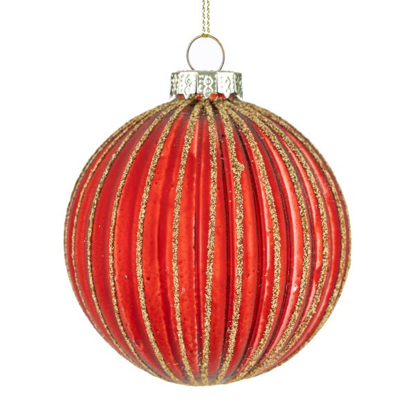 Pallina di Natale in vetro Specchio delle Brame 8 cm