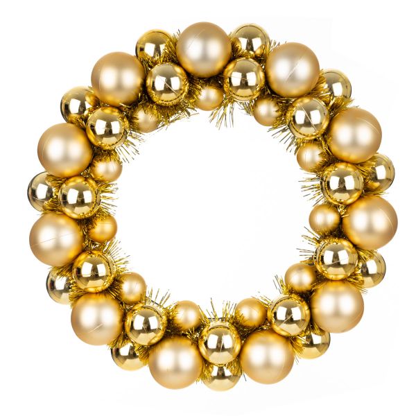 Ghirlanda Natalizia Golden Lucky Charm 36 cm