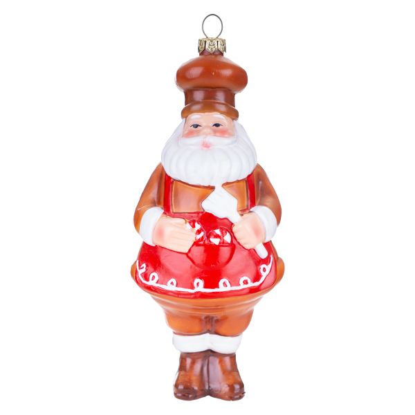 Addobbo Natalizio Santa Claus in the Kitchen 16 cm