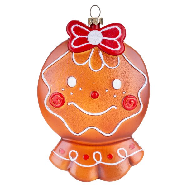 Addobbo Natalizio Lovable Gingerbread Girl Face 14 cm