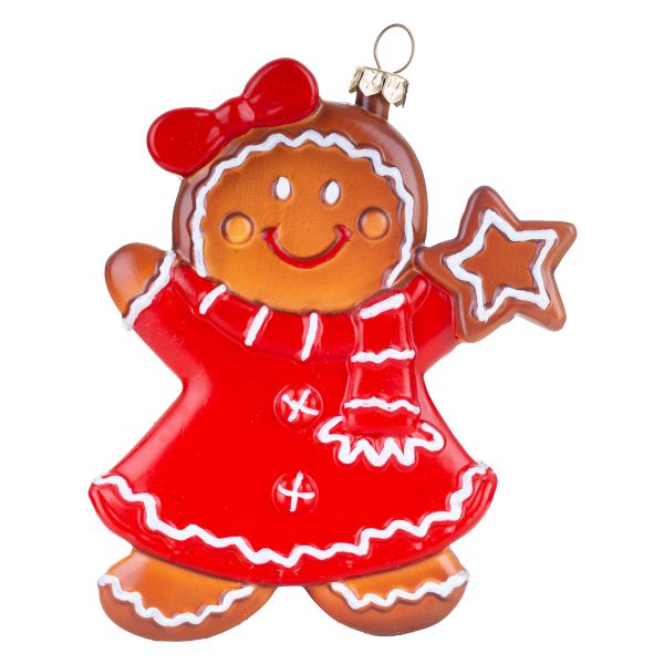 Addobbo Natalizio Star Friend Gingerbread Girl 14 cm